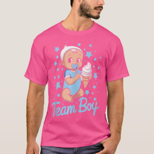 Camiseta Género de Team Boy Revelar Fiesta Invitación Ice C