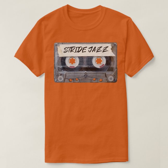 Camiseta Género musical grabado Cassette Escuela antigua St (Diseño del anverso)