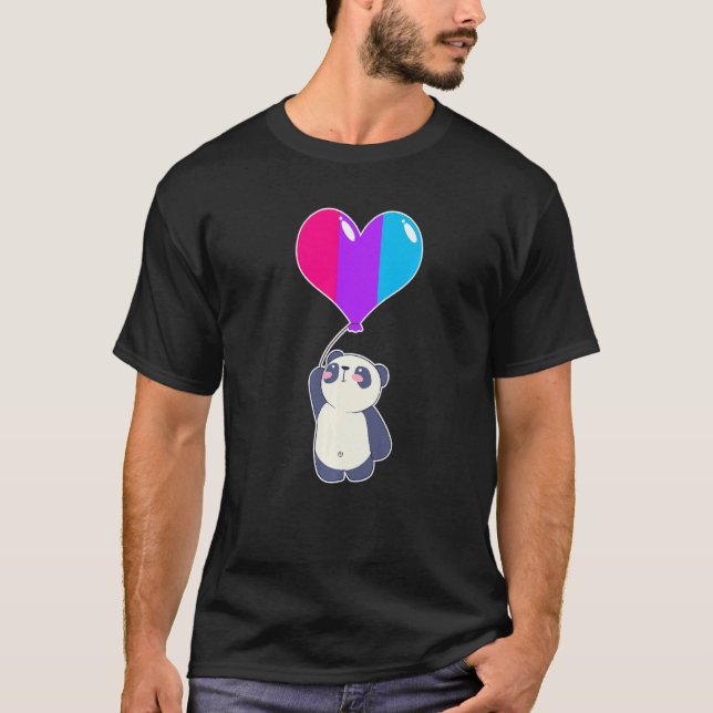 Camiseta Género no binario de Androgyne Panda (Anverso)