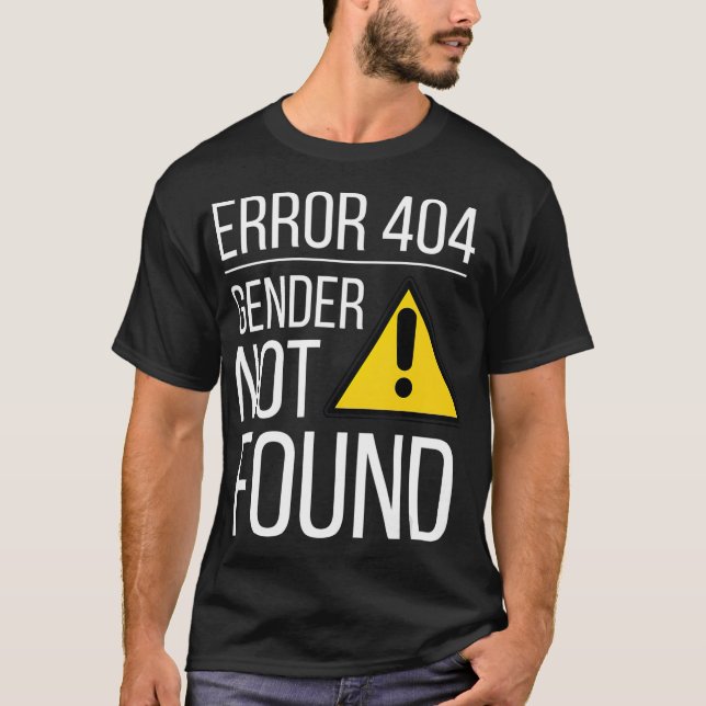 Camiseta Género No Encontrado Agénero No Binario Gay Queer (Anverso)