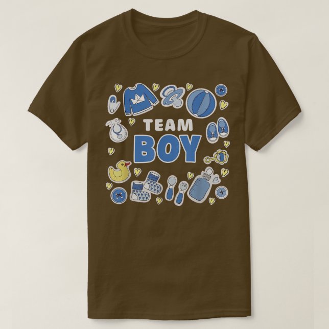 Camiseta Género Reveal Team Boy529 (Diseño del anverso)