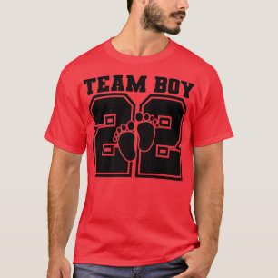 Camiseta Género Reveal Team Boy 2022 Fiesta de bebé coincid