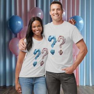 Camiseta ¿Género revela a niño o Chica de camiseta? Texto p