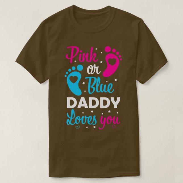 Camiseta Género Revelar a papá papá padre familia (Diseño del anverso)