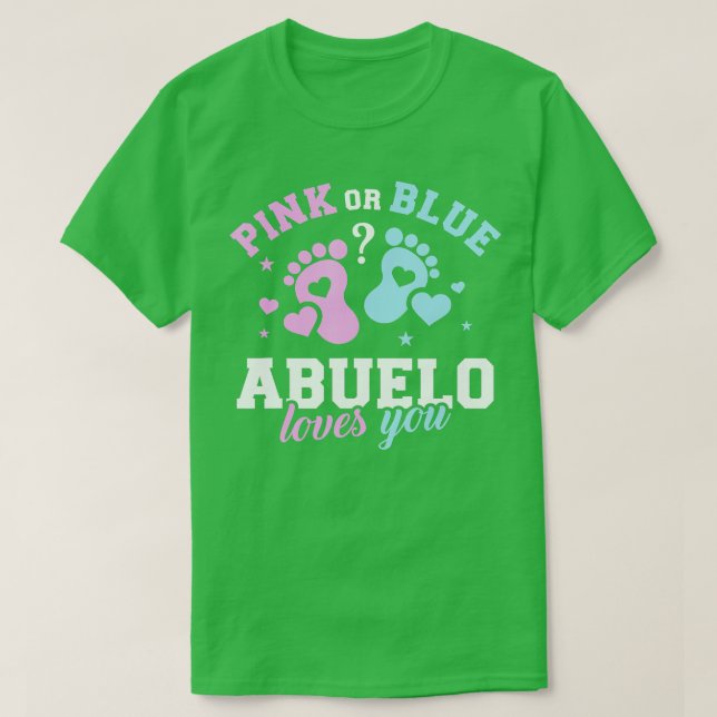Camiseta Género revelar abuelo (Diseño del anverso)