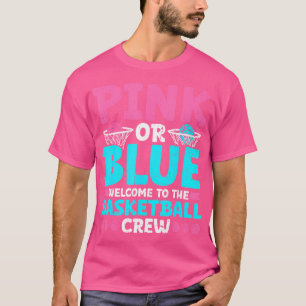 Camiseta Género Revelar Bienvenida Rosa O Azul Al Baloncest