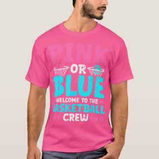 Camiseta Género Revelar Bienvenida Rosa O Azul Al Baloncest