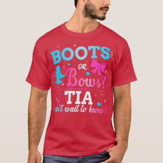 Camiseta Género revelar botas o arcos de la pieza del bebé