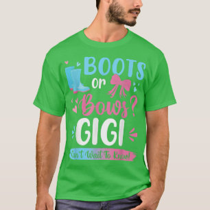 Camiseta Género revelar botas o arcos Gigi par bebé