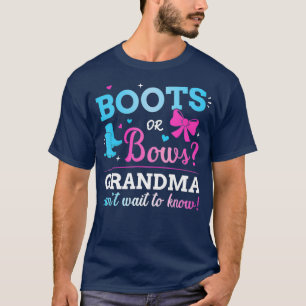 Camiseta Género revelar botas o doblar la correspondencia 
