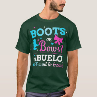 Camiseta Género revelar botas o toros al no hacer coincidir