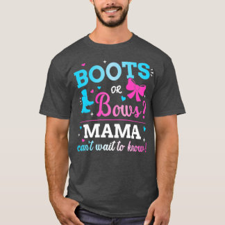 Camiseta Género revelar botas o torta a la madre hacer par 