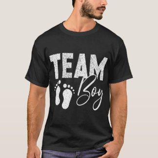 Camiseta Género Revelar equipo niño azul