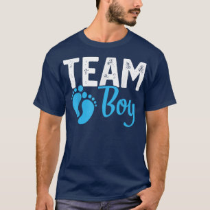 Camiseta Género Revelar equipo niño azul