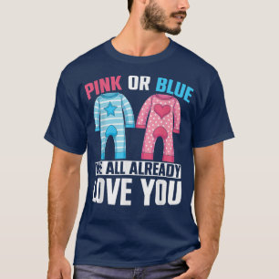 Camiseta Género Revelar Fiesta Bebé Fiesta Futuro Padres Ge