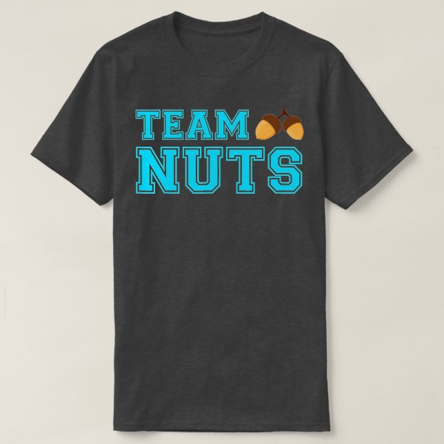 Camiseta Género Revelar Fiesta Equipo Nueces Gracioso Equip (Diseño del anverso)