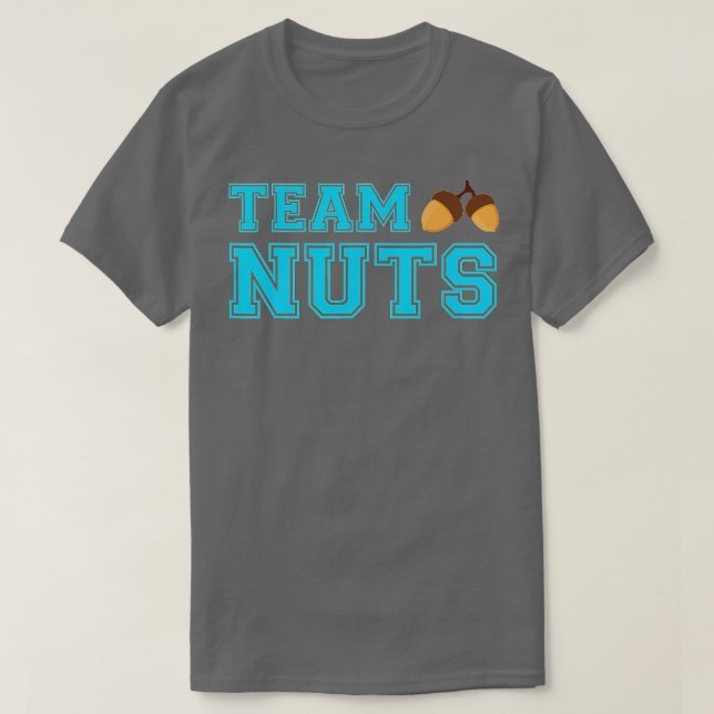 Camiseta Género Revelar Fiesta Equipo Nueces Gracioso Equip (Diseño del anverso)