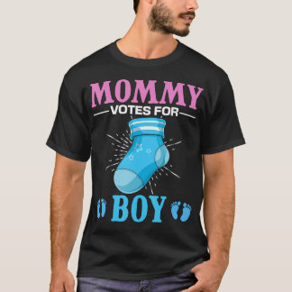 Camiseta Género Revelar Fiesta Futuro Mamá Equipo Niño Géne