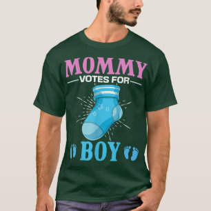 Camiseta Género Revelar Fiesta Futuro Mamá Equipo Niño Géne