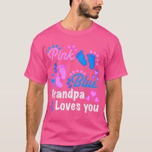 Camiseta Género Revelar Fiesta Suministros El abuelo ama qu