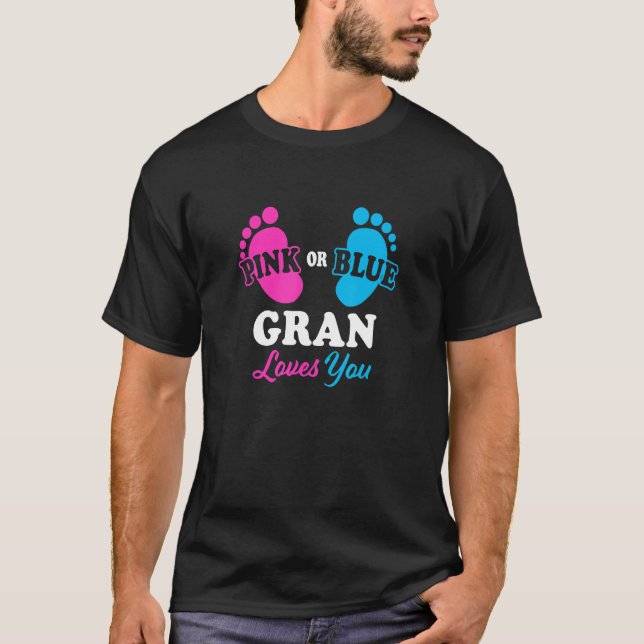 Camiseta Género revelar la abuela Gran Baby Shower (Anverso)