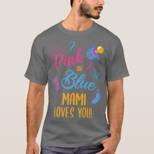 Camiseta Género Revelar MAMI MOMMY MOM