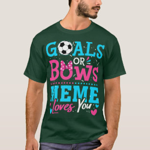 Camiseta Género Revelar Objetivos O Bows Meme Te Ama El Fút