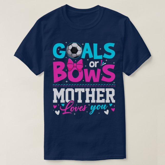Camiseta Género Revelar Objetivos O Golpes Que La Madre Te  (Diseño del anverso)