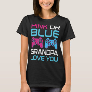 Camiseta Género rosa o azul masculino revela videojuego abu