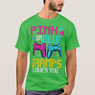 Camiseta Género Rosa O Azul Revelan Juego De Video Dad Game