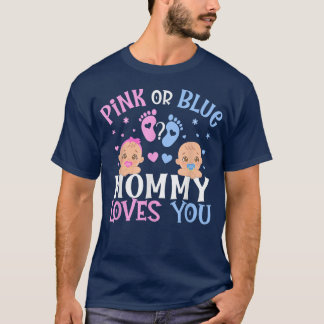 Camiseta Género Rosa O Azul Revelan Que Mamá Te Ama