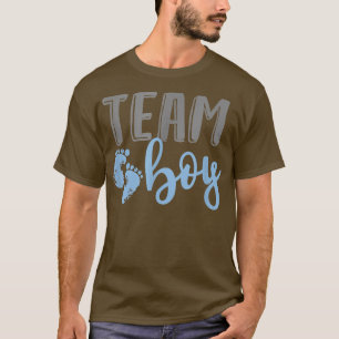 Camiseta Género Team Boy Revelan Baby Shower Para Mamá Papá