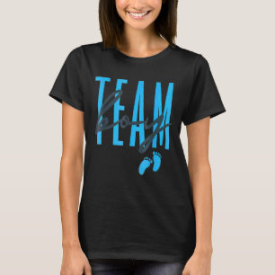 Camiseta Género Team Boy Revelan Baby Shower Rosa O Blue Me