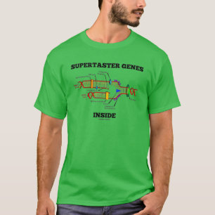 Camiseta Genes Supertaster Adentro (Replicación de ADN)