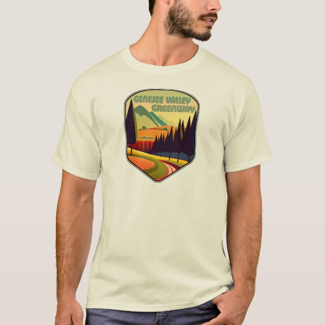 Camiseta Genesee Valley Greenway New York Colors (Anverso)