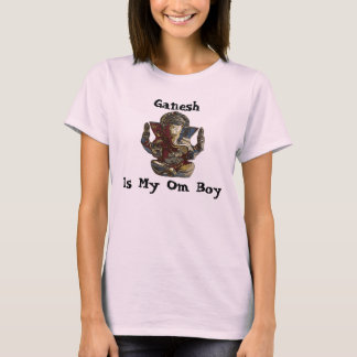 Camiseta genesh, Ganesh, Is My Om Boy