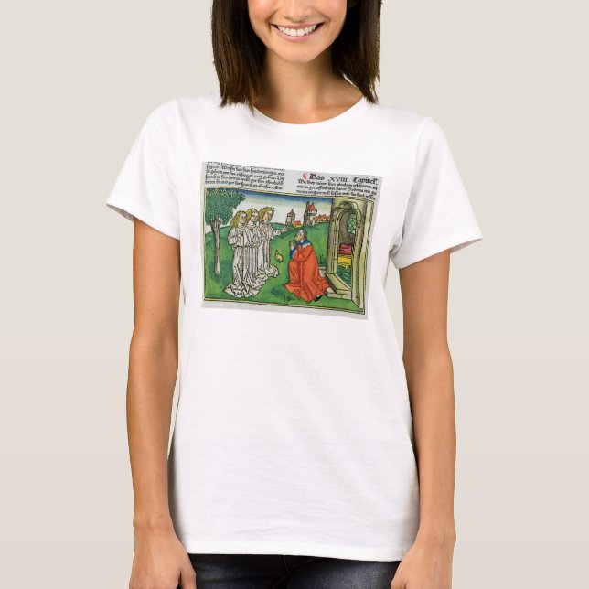 Camiseta Genesis 18 2 Abraham and the Three Angels, from th (Anverso)