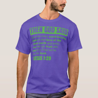 Camiseta Génesis 1 29 Vena divertida vegetal
