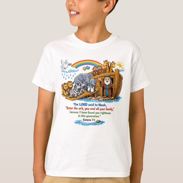 Camiseta Génesis 7:1 (Anverso)