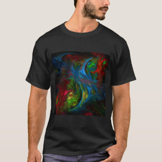 Camiseta Génesis Arte abstracto azul