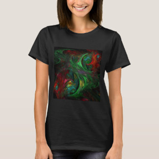 Camiseta Génesis Arte abstracto verde