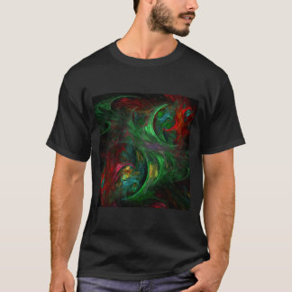 Camiseta Génesis Arte abstracto verde