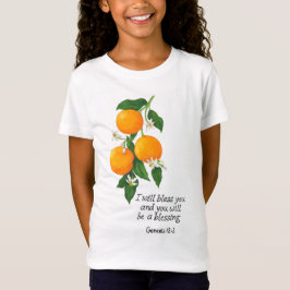 Camiseta Génesis de fruta naranja 12:2