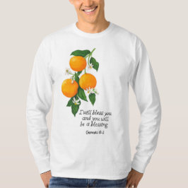 Camiseta Génesis de fruta naranja 12:2