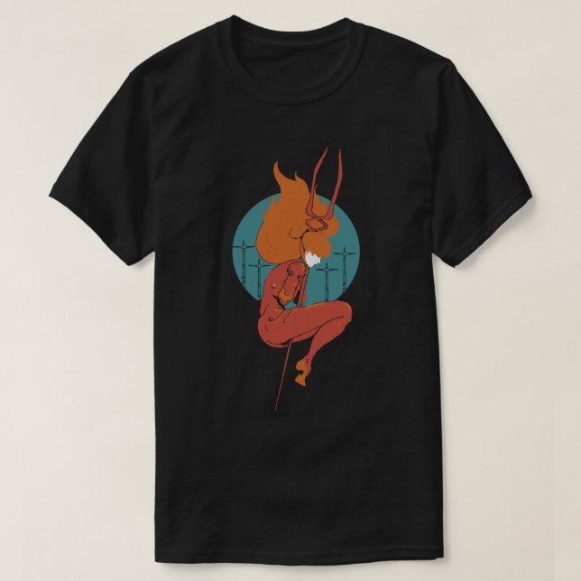Camiseta Génesis de Neón Evangelion Retro Vintage (Diseño del anverso)