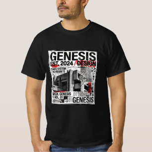 Camiseta Genesis Industrial Brutalist Architecture