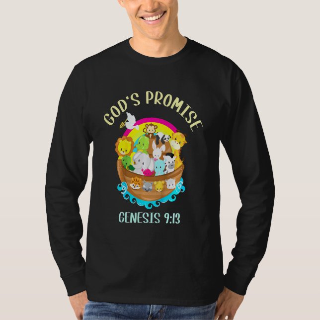 Camiseta Génesis infantil 913 dioses prometen juventud bíbl (Anverso)