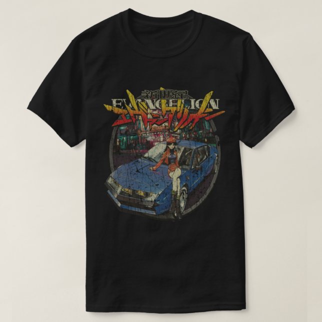 Camiseta Génesis neón Evangelion (3) (Diseño del anverso)