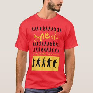 Camiseta Genesis Rock Music Band en vivo en concierto famil