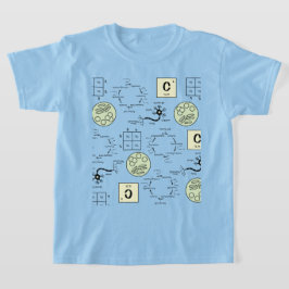 Camiseta Genética de células estudiantiles de ciencias de l